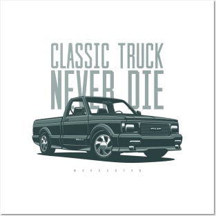 Classic truck never die Posters and Art